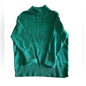 Loft Mock Turtle Neck Tunic Sweater